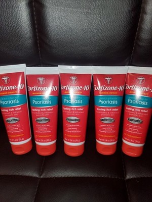 Cortizone 10 Anti-Itch Lotion for Psoriasis 3.4 oz Maximum Strength 1% Lot Of 5
