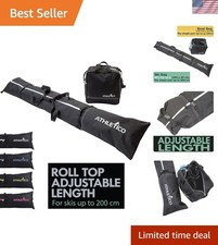 Large Unpadded Ski Boot Bag Set with Adjustable Strap Perfect for All Skiers