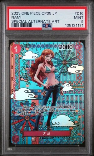 Nami SP Alt Art OP01-016 Awakening of the New Era Japanese 2023 ONE PIECE PSA 9