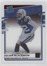 2020 Panini Chronicles Clearly Donruss Rated Rookie Red /199 Julian Blackmon 2qw