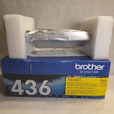 NEW GENUINE - BROTHER TN436Y YELLOW TONER CARTRIDGE - TN-436Y - SEALED BAG
