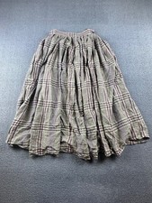 Vintage Liz Claiborne Skirt Women 4 Multi Color Wool Pleated Plaid Cottagecore