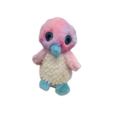 A&A Global Industries RARE Pink Sherbert Rainbow Penguin 11” Plush Stuffed Toy 