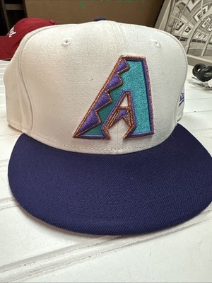 Vintage Arizona Diamondbacks Hat Cap New Era Diamond Collection Pro Model 7 1/2