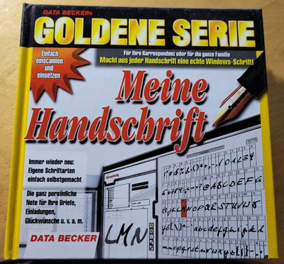 DATA BECKER # GOLDENE SERIE 6416 # MEINE HANDSCHRIFT