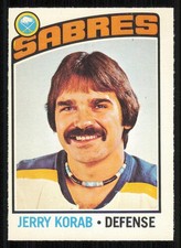 1976-77 O-Pee-Chee #27 Jerry Korab