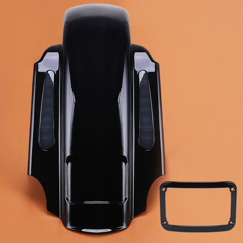 CVO Dual Cut Extended Rear Fender w LED + Wire Harness for Harley ...