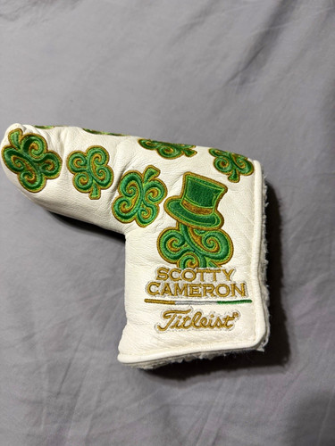 2011 Scotty Cameron St. Patrick’s Day Dancing SC Clovers Headcover White