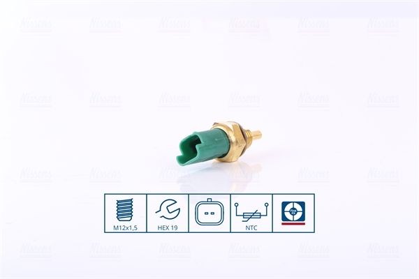 Nissens Sensor, KüHlmitteltemperatur 207087 FüR CitroËN DS Passend FüR Fiat-image