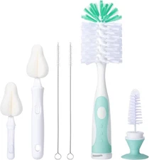 Baby Bottle Brush Set with Nipple Cleaner
