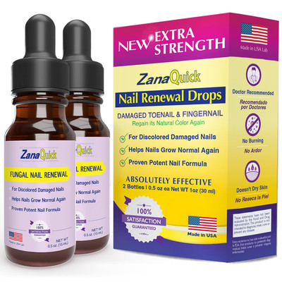 Extra Strength Toenail & Fingernail Repair Drops - Nail Care Renewal for Thick,