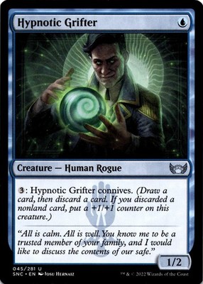 MTG Hypnotic Grifter NON FOIL NM U 45 Streets of New Capenna