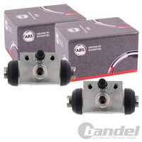 2X A.B.S. Radbremszylinder 19Mm Hinten Passend FüR KIA Cerato