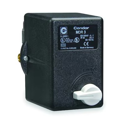 Condor Usa 31Ee3exx Pressure Switch, Standard, 3Pst, 1 Ports, 3/8'' Npt, 45 To