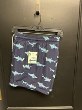 NWT Men s Trunks Brands Shark Motif Men s Swim Trunks - Size XL