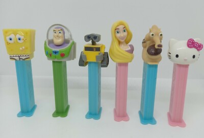 PEZ Spender Rapunzel Wall-E Buzz Spongebob Hello Kitty Disney Prinzessin