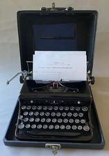 Vintage 1930's Royal Model O Portable Typewriter thumbnail