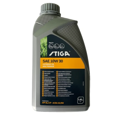 STIGA OLIO PER MOTORI 4 TEMPI BRIGGS & STRATTON LONCIN etc 1,4Lt SAE 10W-30 TOP