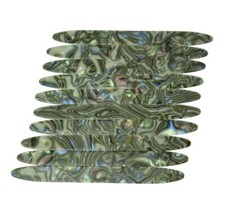 10Pcs Gauge 0.71mm Celluloid Strips Oud Pick Reeshe for Oud Qadim Abalone