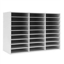 Literature Organizer, Desktop File Sorter Mail Center, Paper Storage Cabinet ...