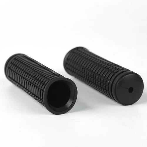 2PCS Black Texture Pattern Non-Slip Rubber Bike Handle Grips Fits Most Bikes - Bild 4 von 7