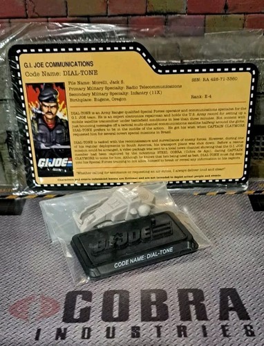 GI JOE ~ TONO DE ESFERA 2011 ~ DIFÍCIL DE ENCONTRAR SELLADO armas y tarjeta de archivo ~ MISIÓN BRASIL JOECON - Imagen 5 de 5