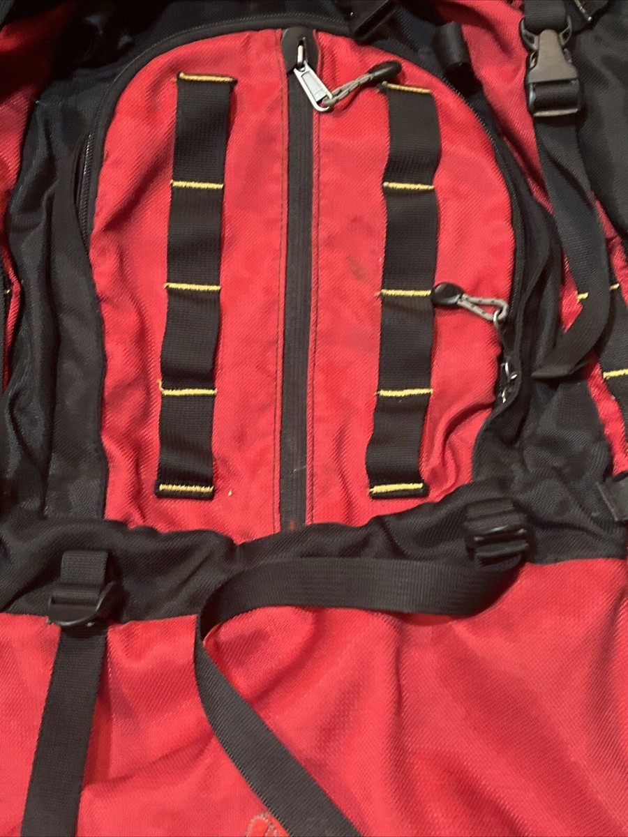 Mountain Smith Backpack Internal Frame Red Hiking Bag Bridger 4000