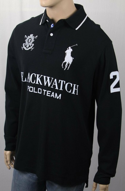 polo black watch long sleeve