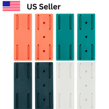 8Pcs Power Strip Holder Wall Mount, Self Adhesive Punch Free Socket Holder