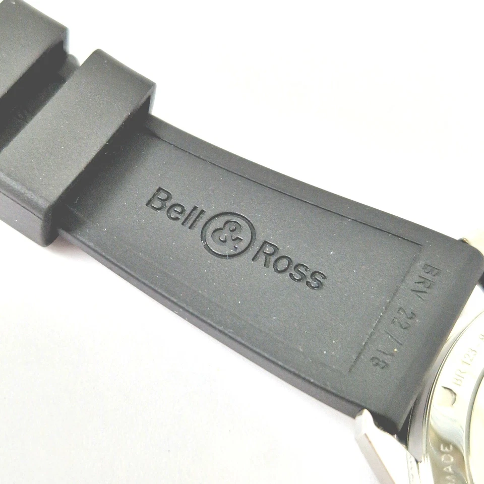 Reloj Bell & Ross BR123-92-SP Correa de Goma Negra Automático Resistente al Agua Foto 4 de 4