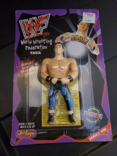 TAKA WWE Bend-Ems Action Figure Series VIIII JusTo...
