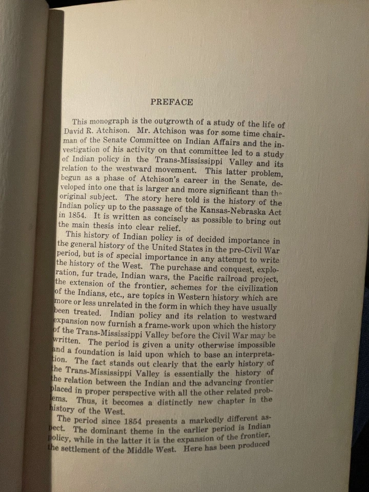 SALVAJE OESTE - RARO ORIGINAL 1921 - POLÍTICA INDIA Y EXPANSIÓN HACIA EL OESTE - JAMES C MALIN Foto 4 de 4