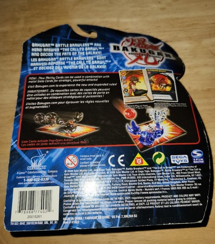 Bakugan B2 Booster Pack Aquos Limulus nuovo in confezione serie Bakupearl - Foto 6 di 7