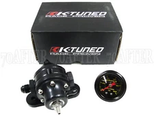 K-Tuned Fuel Pressure Regulator FPR w/Gauge for Honda/Acura K20 K24 Engines