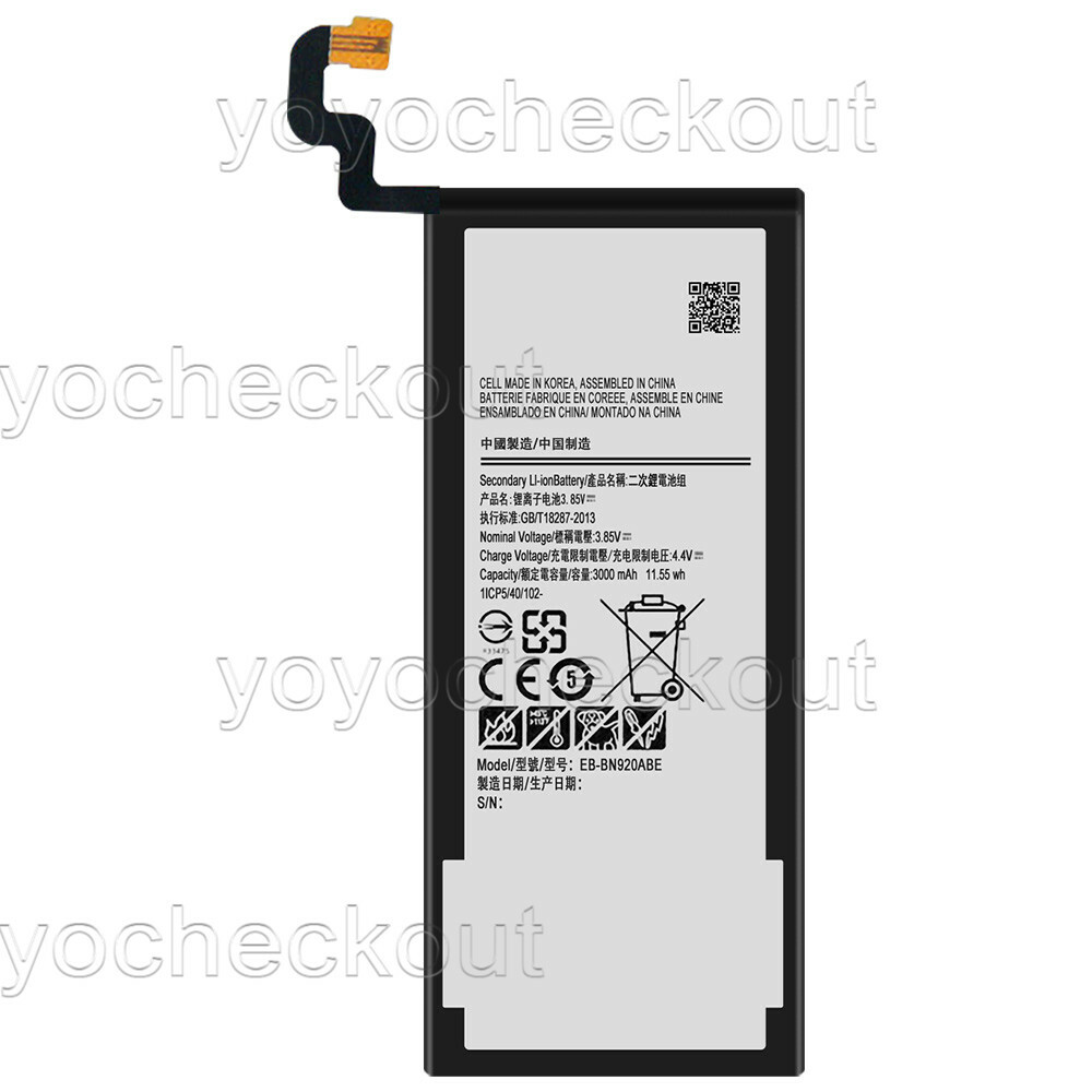 For Samsung Galaxy Note SM-N920V Battery EB-BN920ABE EB-BN920ABA
