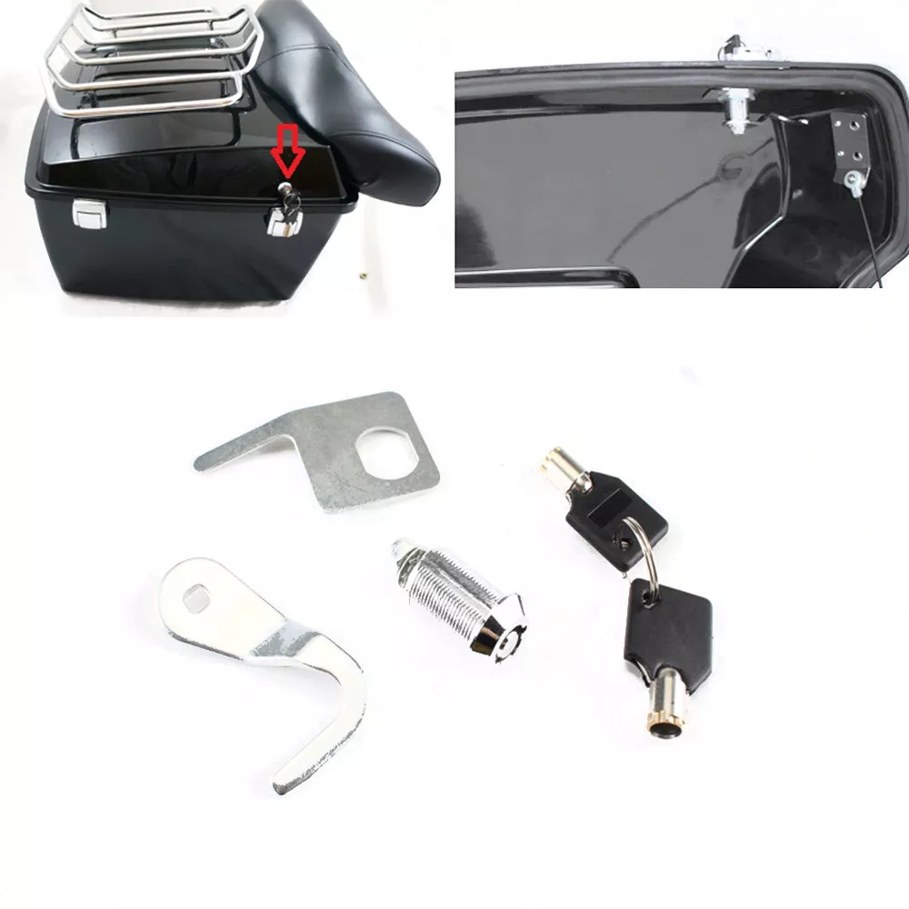 Tour Pack Trunk Lock Key Set For Harley Electra Road Tri Glide