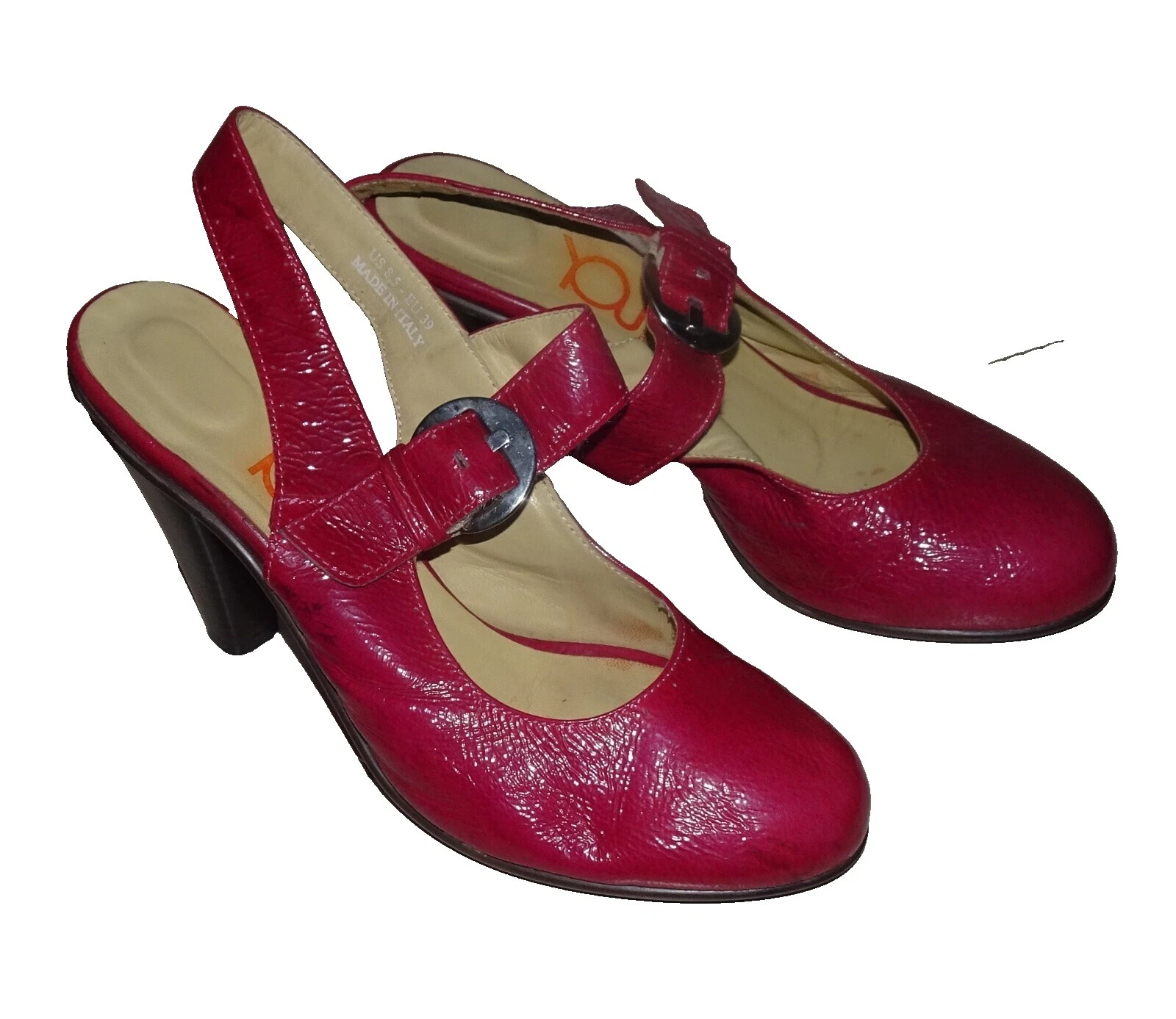 Crocs, лакированные кожаные каблуки