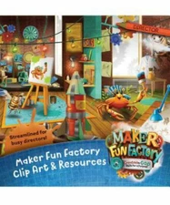 Maker Fun Factory Clip Art & Resources CD [Group Easy Vbs 2017] by  hardcover Bo