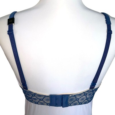 Soutien-gorge Victoria's Secret Body By Victoria - Dentelle Bleue, Bonnet D Taille 34, Sans Rembourrage, Neuf Avec étiquettes