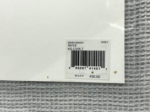 Ralph Lauren KING Rhys Grey Linen Cotton Bed Blanket Coverlet Waffle Pattern - Picture 12 of 15