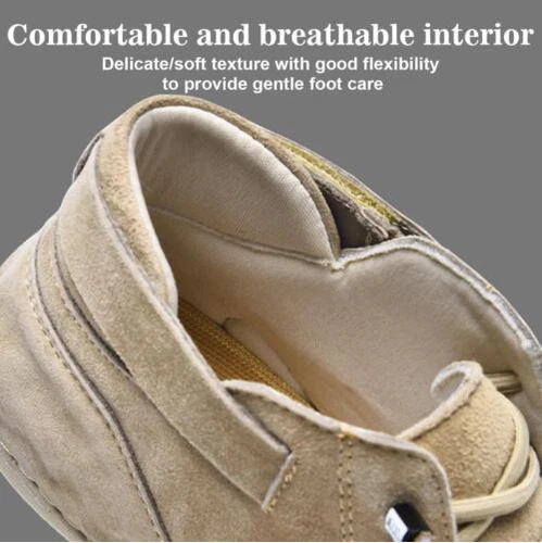 Stivali scamosciati alla moda chiusura alti uomo scarpe casual cotone taglia UK NUOVI - Foto 9 di 34