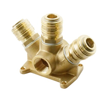 Joe Bar Team Confezione Da 5 Raccordi A Morsetto Per Tubo 1/2" In Ottone - Per Gas, Carburante, Acqua Raccordo A Innesto Per Tubi Gas Carburante - Foto 7