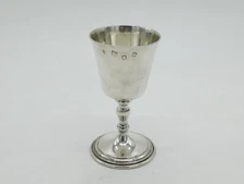 Sterling Silver Wine Goblet or Chalice Vintage 1970 London