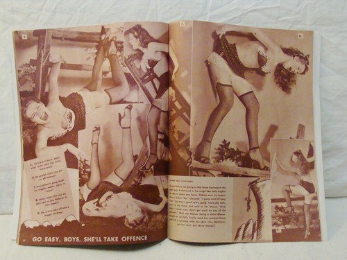 Vintage Wink Magazine, April 1947, Vol 2 No 5, Driben Cover, Pin Ups, Girly - Picture 5 of 5
