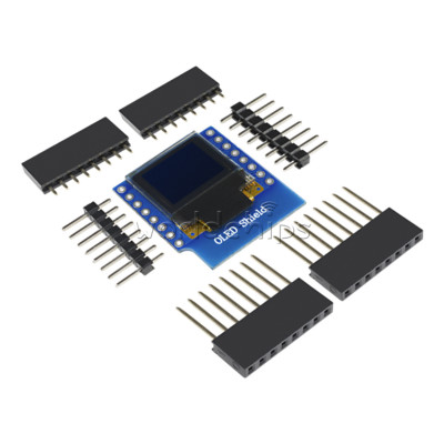 Wemos D1 Mini OLED SSD1306 64x48 0.66'' Shield I2C for ESP8266 Arduino NodeMcu