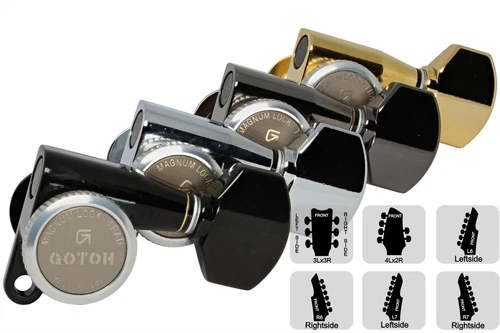 GOTOH SG360-07-MGT Locking Tuning Machine w/ Small Knobs - Pre-Configured Sets