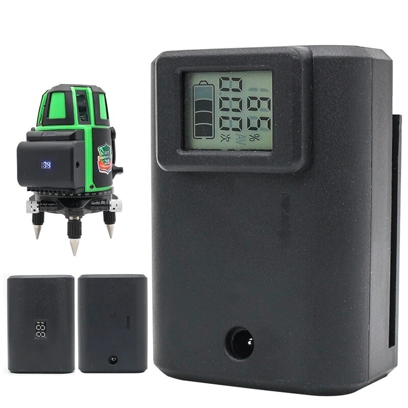 Laser Level Battery 26800mwh Kit Digital LCD Display Rechargeable Accessories
