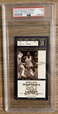 1997 KOBE BRYANT ROOKIE YEAR SEASON HIGH 24pts TICKET🎟️LAKERS/WARRIORS POP2 PSA