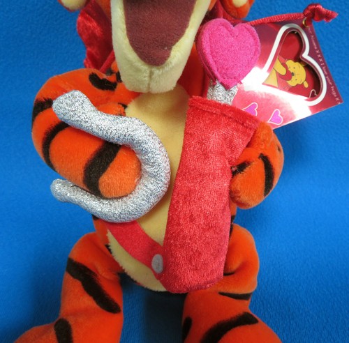 TIGGER CUPID BOW & ARROW plush WINNIE the POOH soft toy DISNEY STORE VINTAGE 02 - Picture 4 of 7