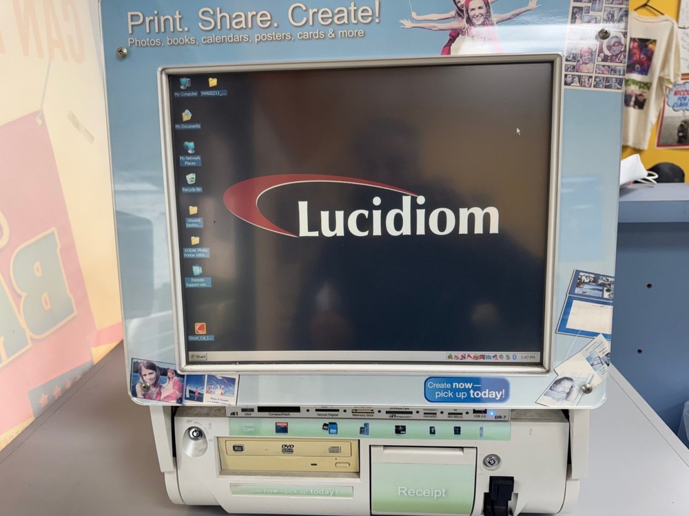 KODAK 6850 PHOTO PRINTER + 2 FREE LUCIDIOM APM 3700 PHOTO KIOSKS $499
